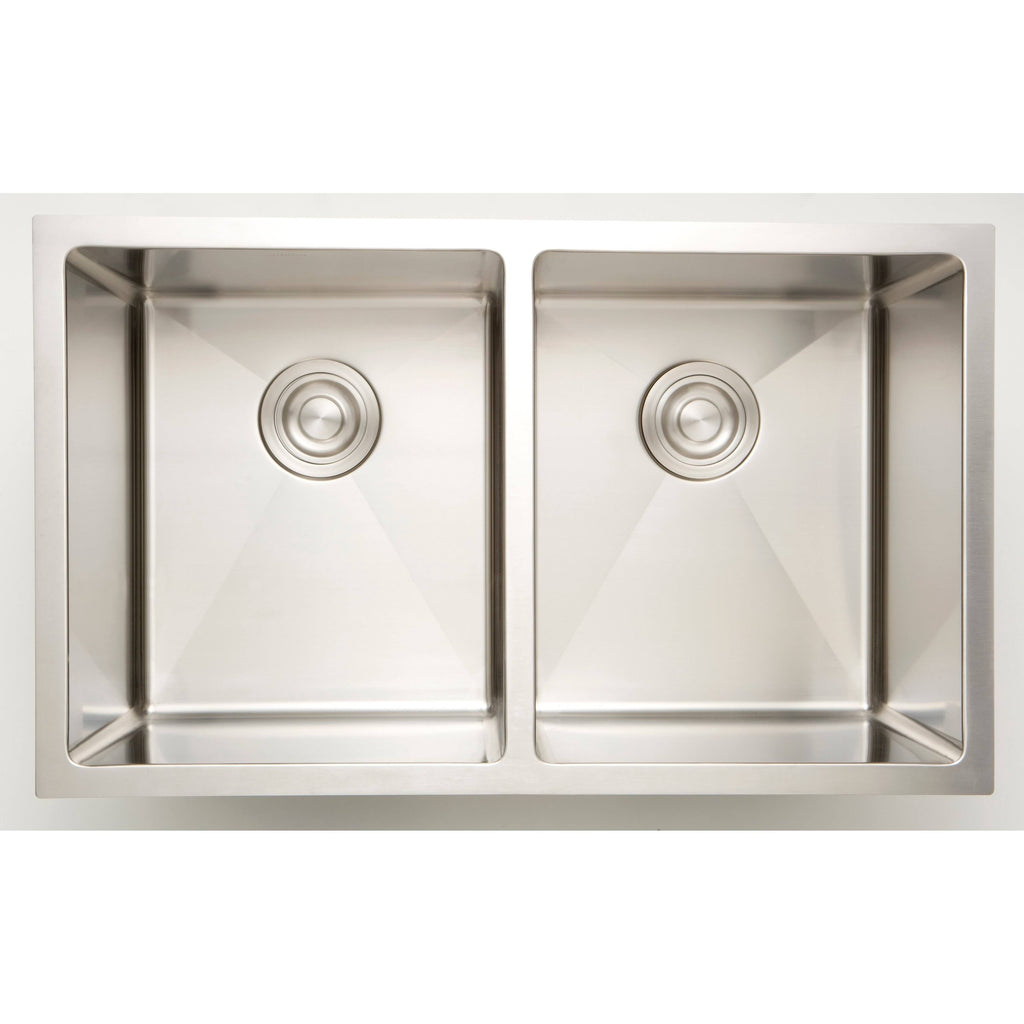 Chrome Kitchen Sink with Stainless Steel Finish, 18 Gauge N958834