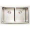 Chrome Kitchen Sink with Stainless Steel Finish, 18 Gauge N958834