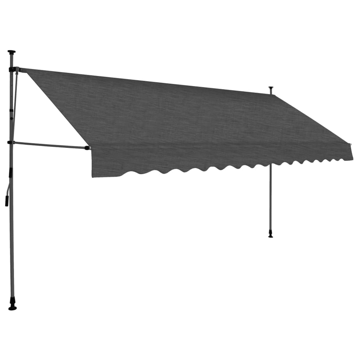 Retractable Awning with 157.5" Anthracite V892