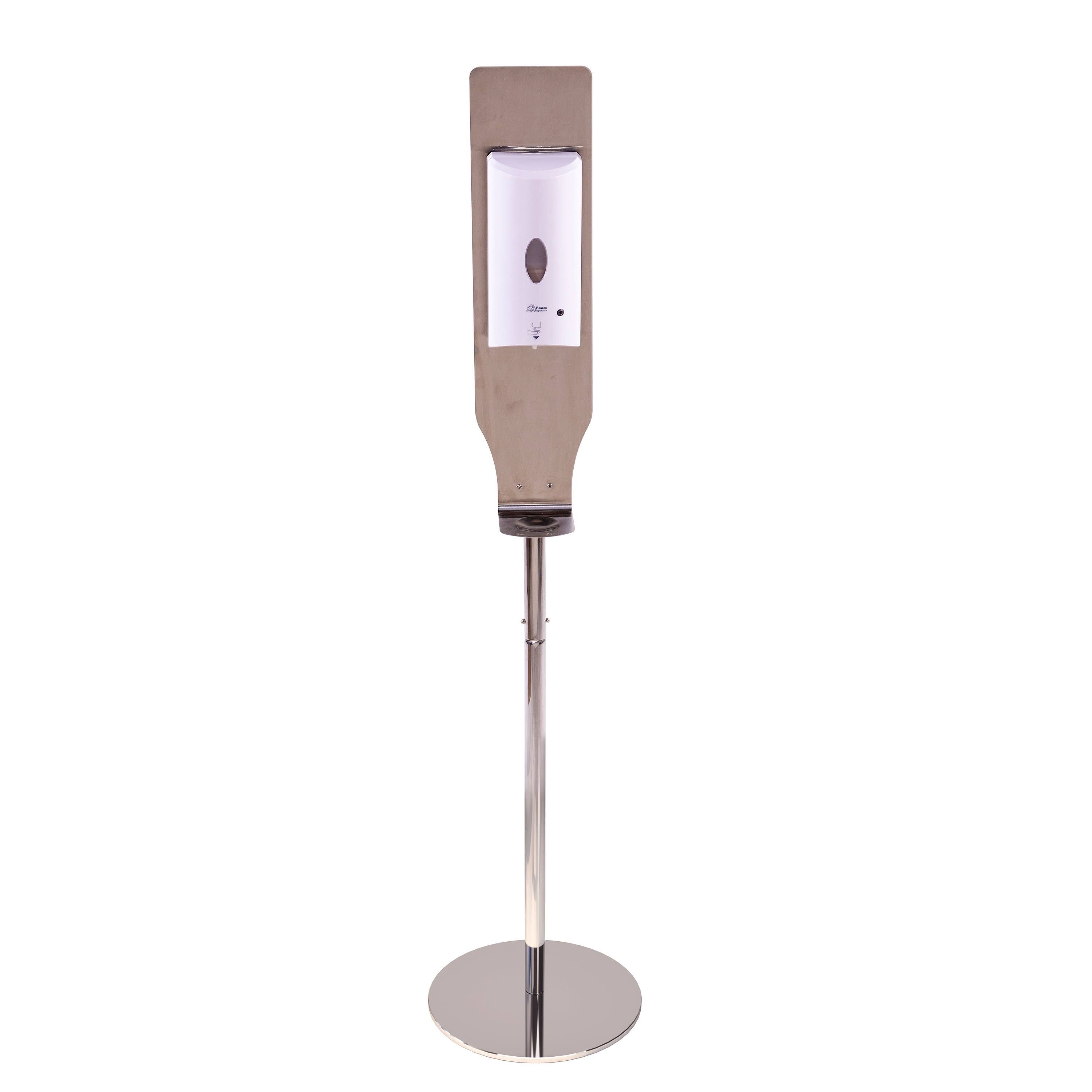 Chrome Floor Stand Touchless Hand Sanitizer Dispenser K203