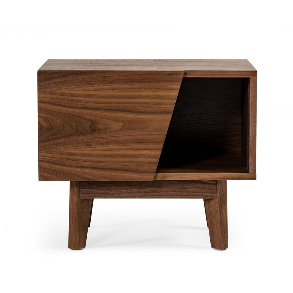 Walnut 1 Drawer Nightstand Z87687