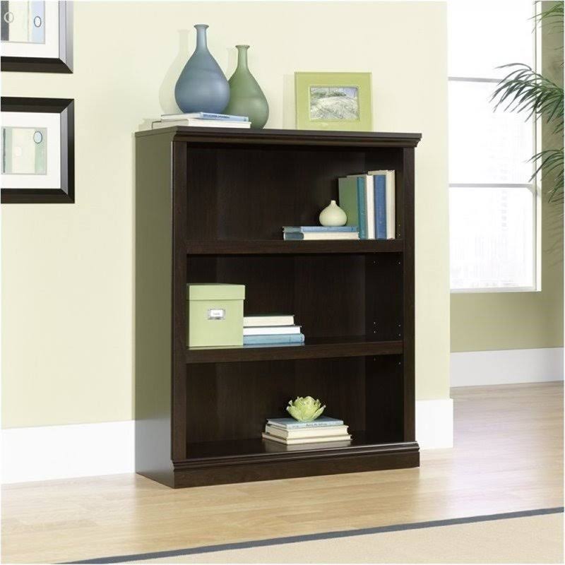 3 Shelf Bookcase in Jamocha Wood F57973
