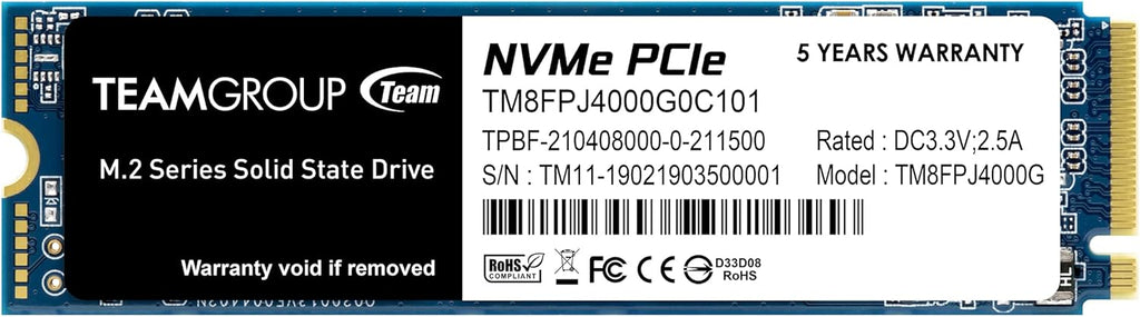 8TB NVMe PCIe Gen3x4 M.2 2280 Internal SSD U3694