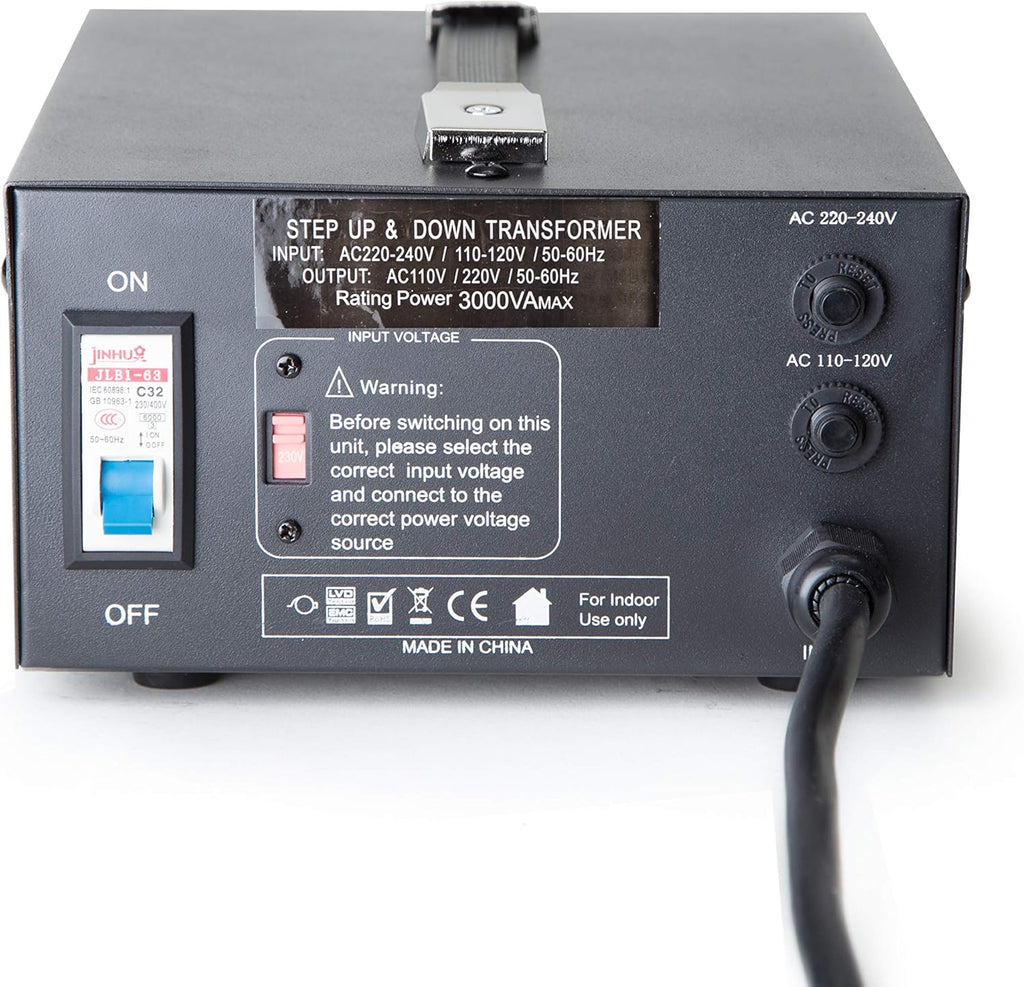 Voltage Converter Transformer 5000-Watt 110V/220V E4169