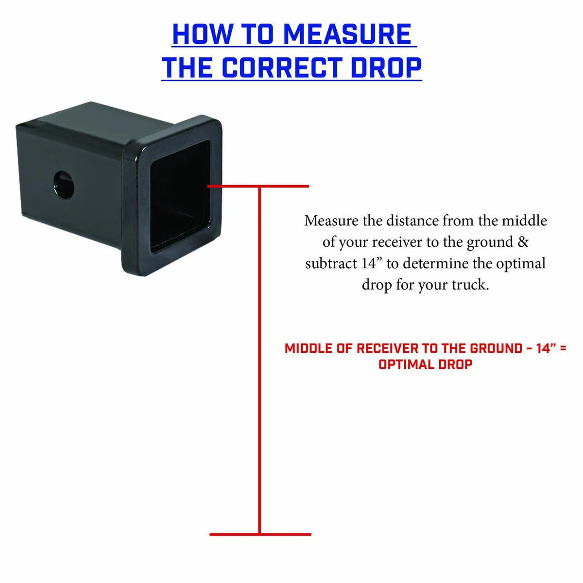 Adjustable 20" Drop Hitch with Dual-Ball, Stabilizer Kit for 2" Receiver S42547