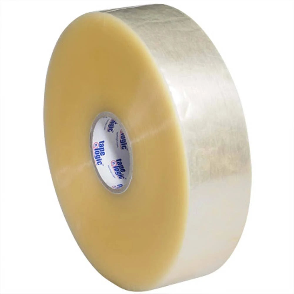 3x22 x 1000 yds 2.5 Mil Clear Hot Melt Carton Sealing Tape 4 Rolls I977542