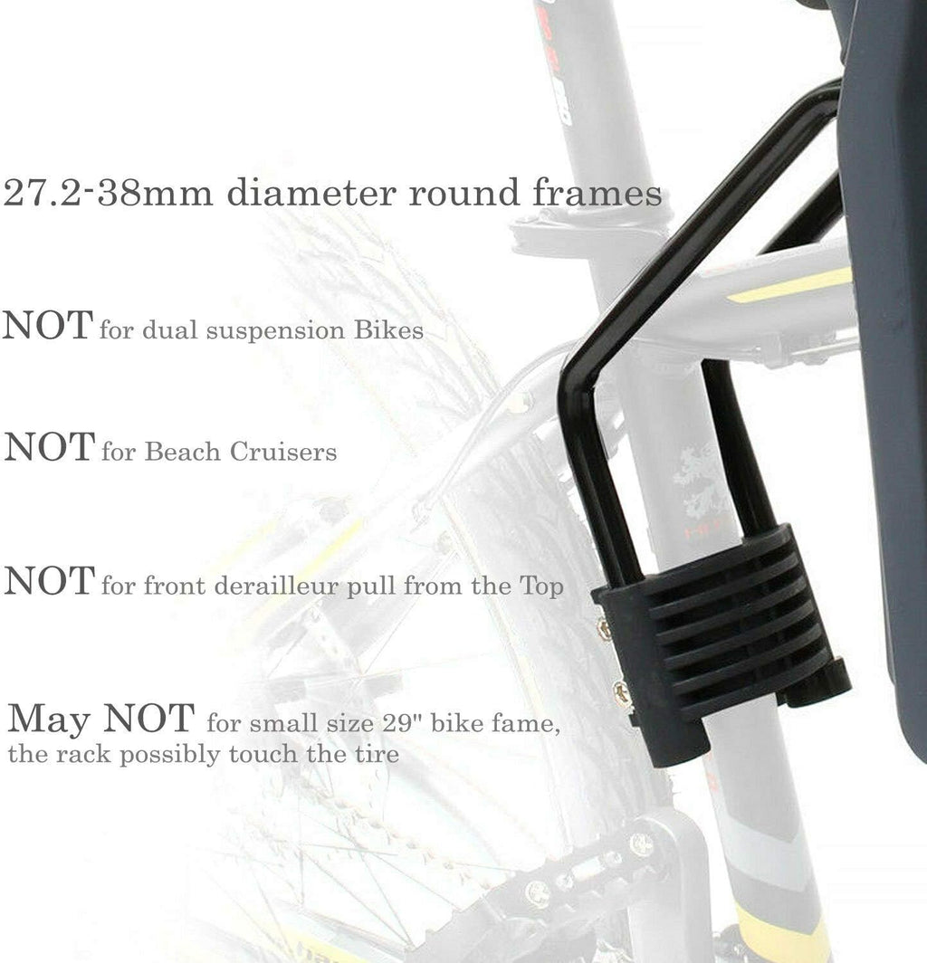 Pack of 2 Front Mount Baby Carrier Bicycle Seat with Handrail C58992