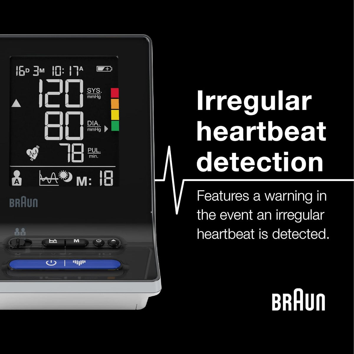 Upper Arm Blood Pressure Monitor with 2 Cuff Sizes Z898501