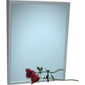 Silver Fixed Tilt Wall Mirror U3152