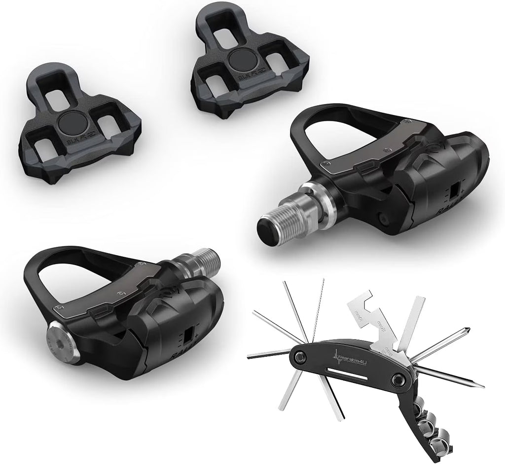 Power Meter with Cleats and Bike Multi-Tool Bundle S8130