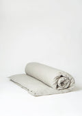 Ecru/Graphite Organic Cotton Stripe Duvet Cover P19298