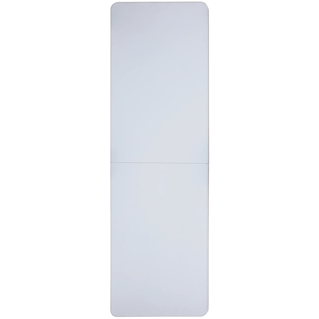 8-Foot Height Adjustable Granite White Plastic Folding Table with Carrying Handle F106149