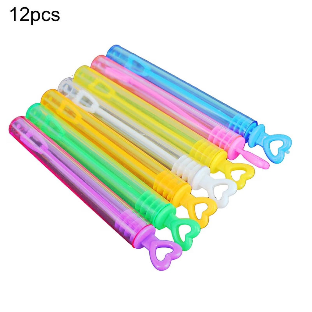 12Pcs Star Heart Shape Bubble Wands Toys A759141