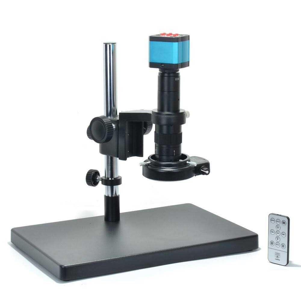 14MP HDMI USB Digital Microscope Camera Set with C-Mount Lens 144 LED Light Y532
