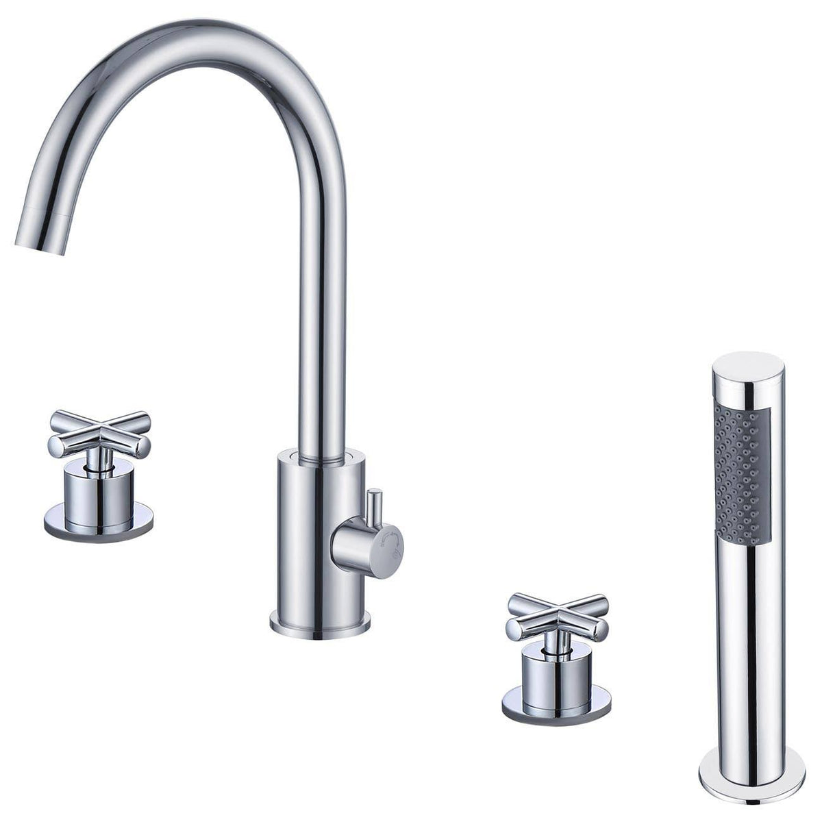 Contemporary Roman Tub Faucet with Handshower J8048