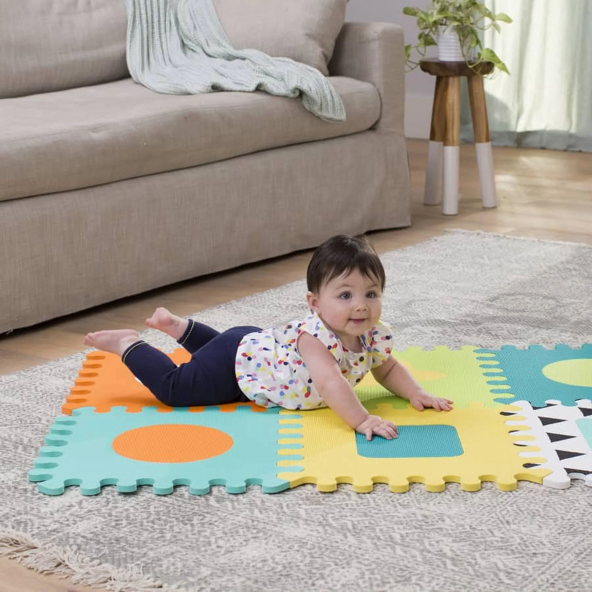 Multicolor Soft Foam Puzzle Mat X151479