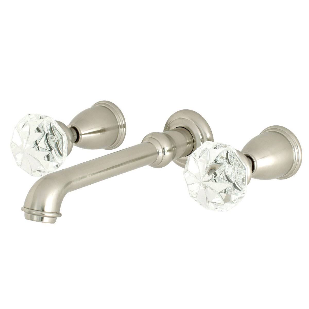 Polished Chrome Wall Mount Bathroom Faucet V23197