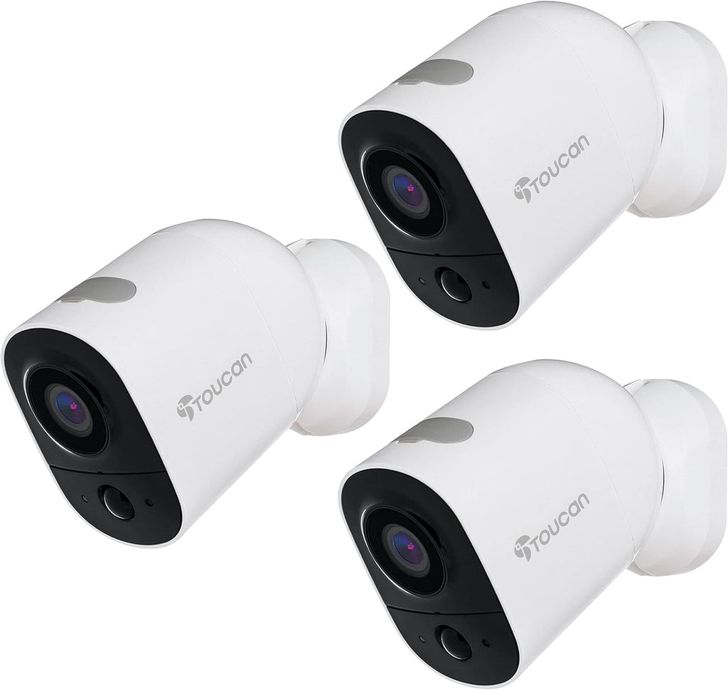 1080P Battery Powered Security Camera, 3 Pack J203611