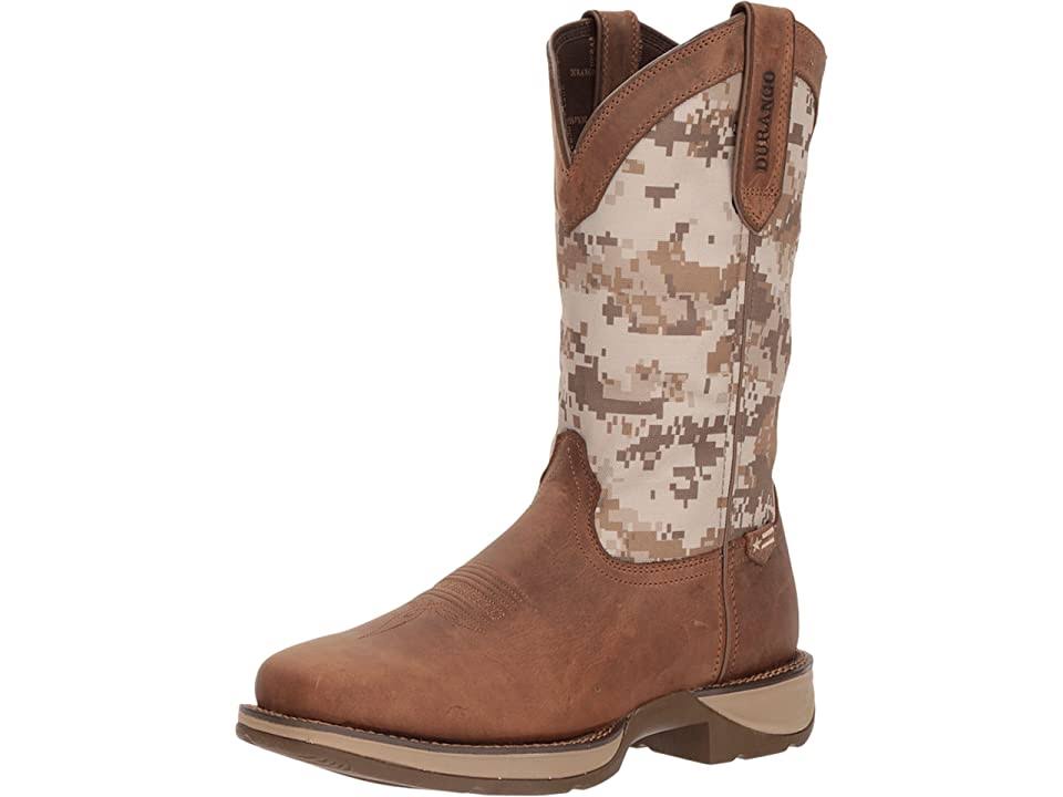 Brown Desert Camo Work Boots D1749