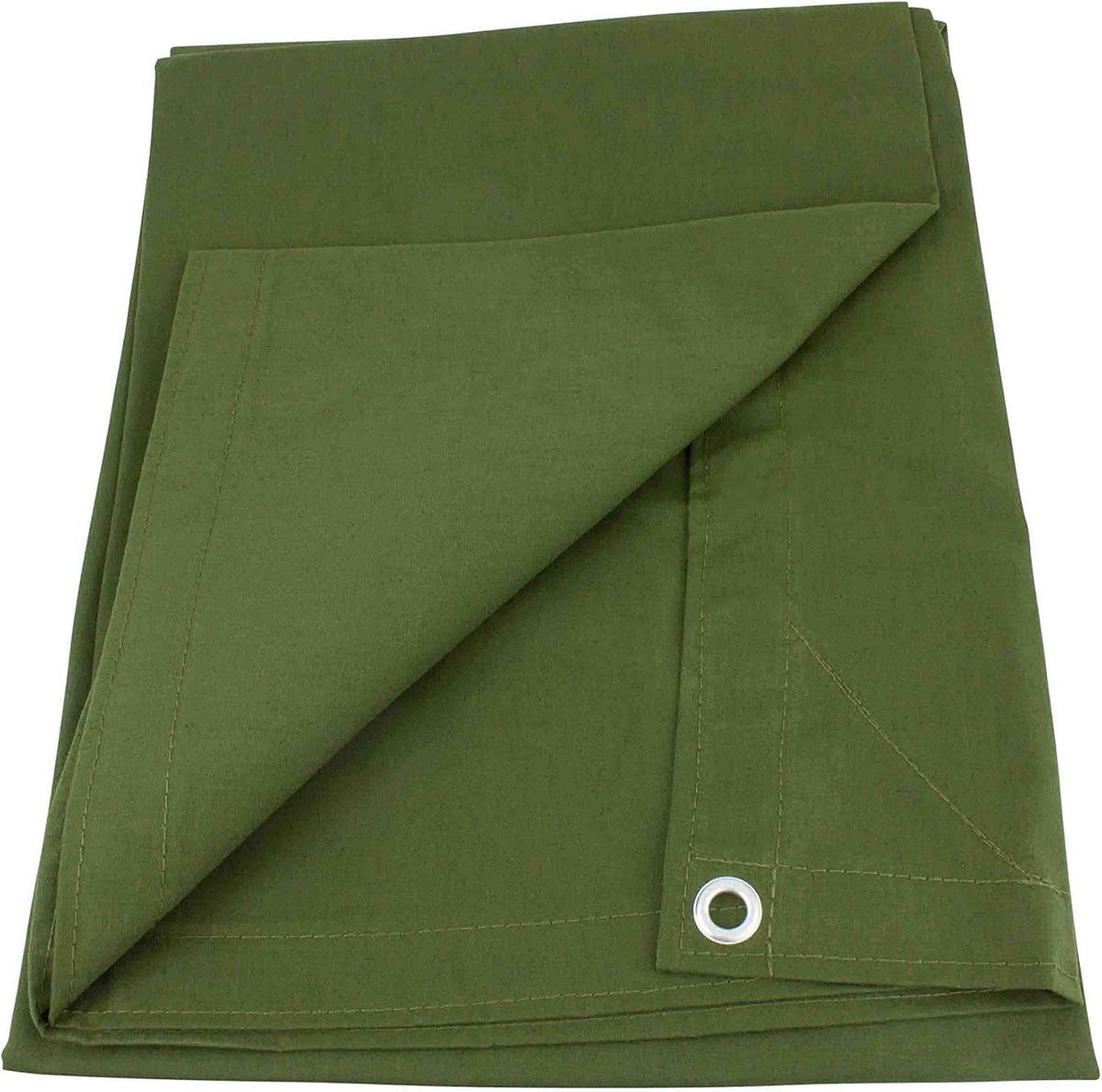 Green Canvas Tarp 12oz Water Resistant 12' x 16' T54249