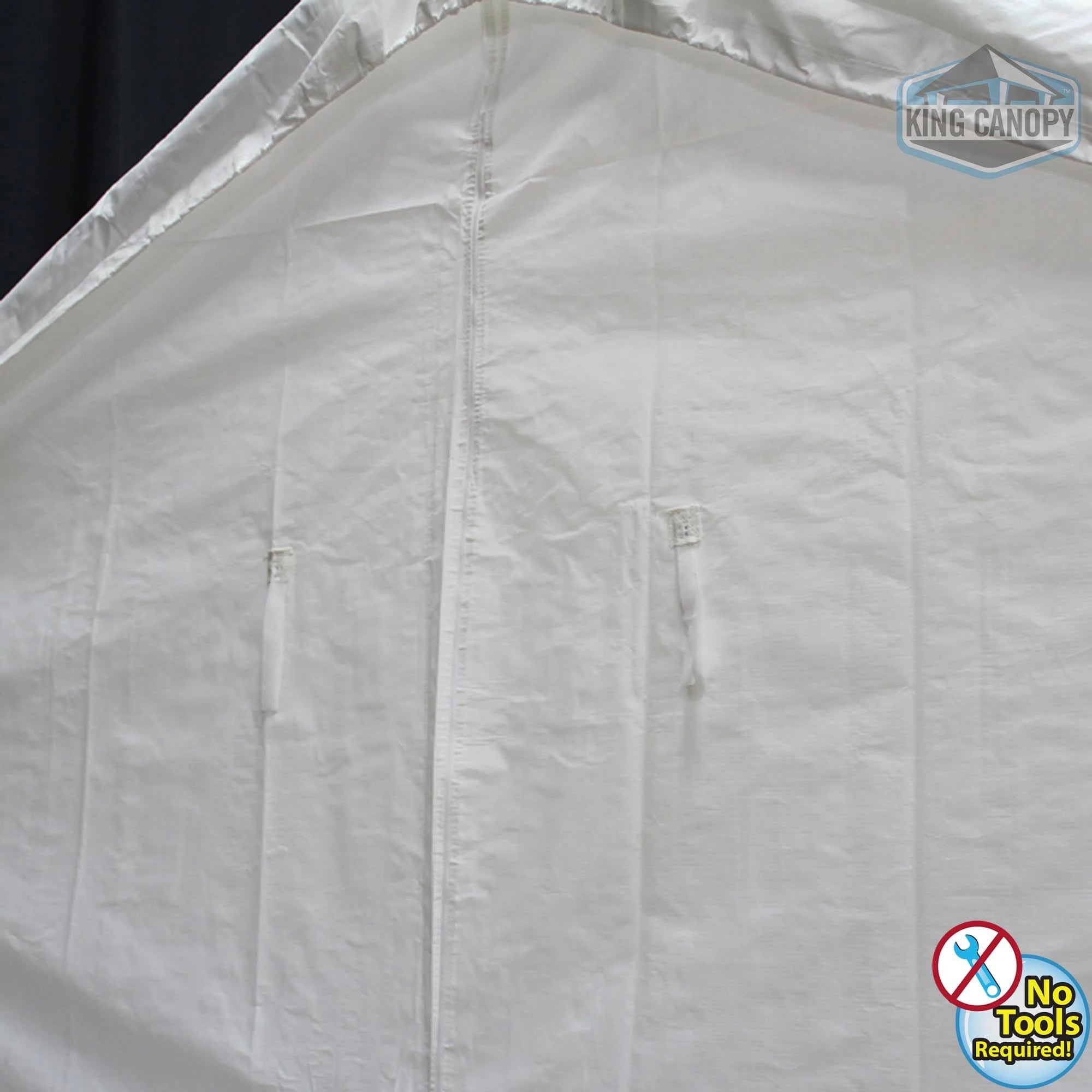 White 10 ft. x 20 ft. Sidewall Kit with Windows C511688