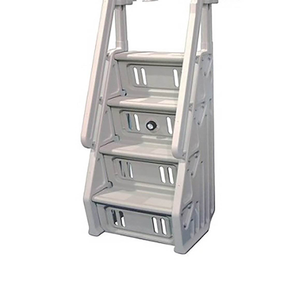 In Step Above Ground Swimming Pool Ladder with Protective Ladder Mat H471
