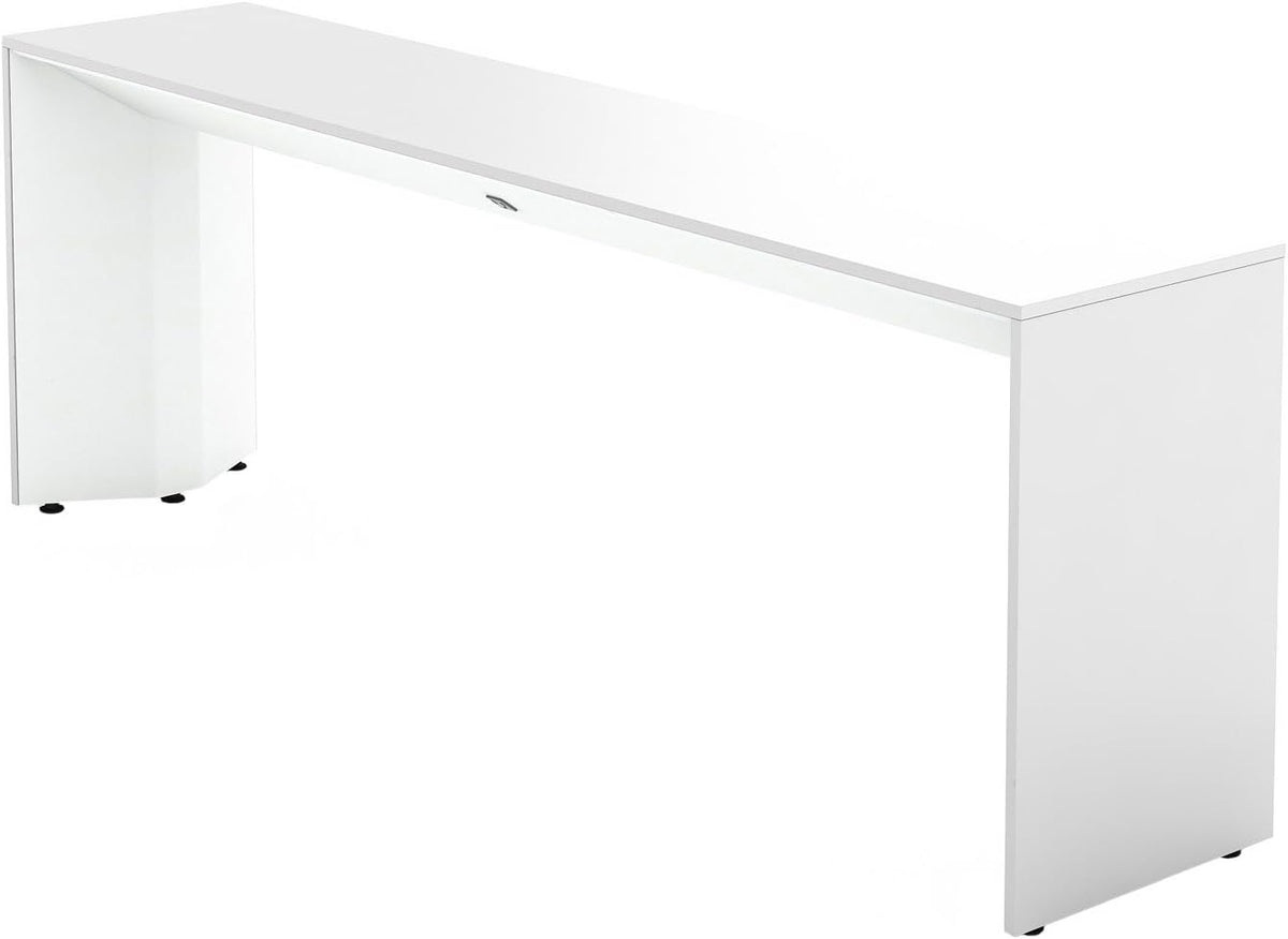 Slim Table with Arctic White Finish V7416