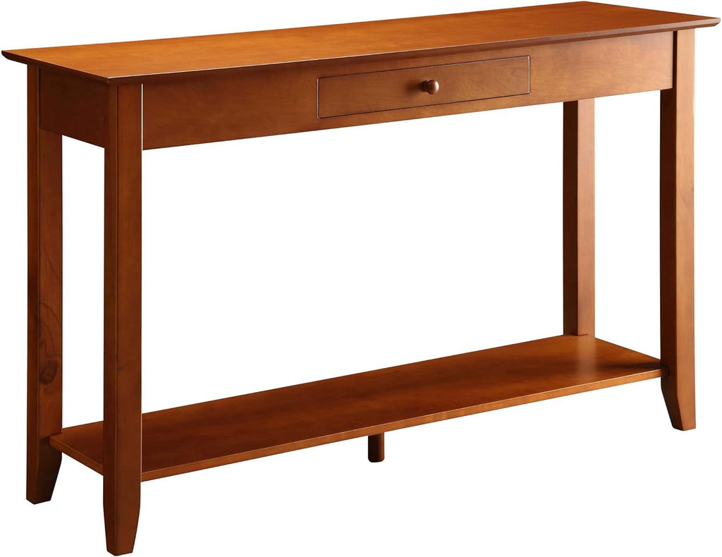 Cherry Console Table with Drawer R784743