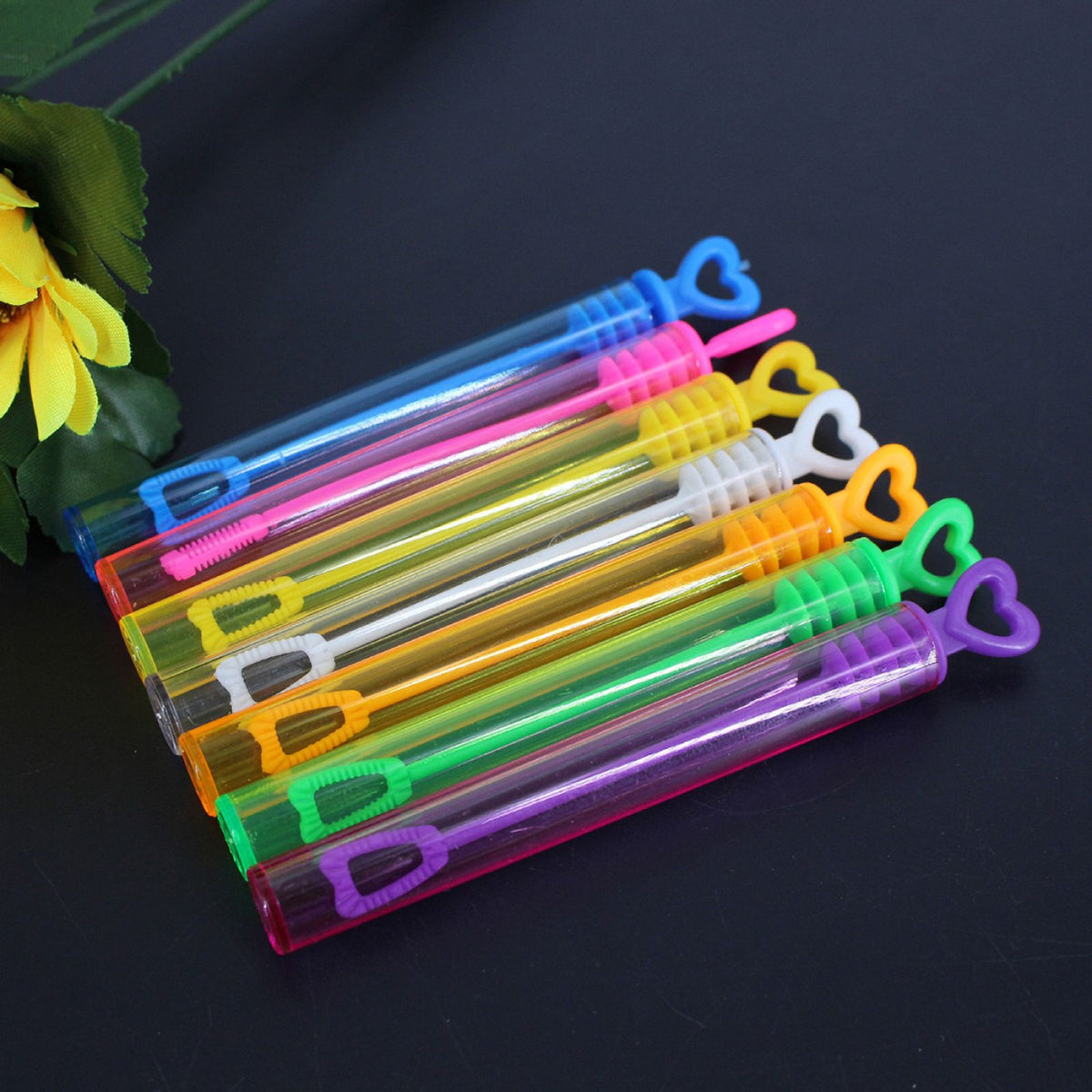 12Pcs Star Heart Shape Bubble Wands Toys A759141