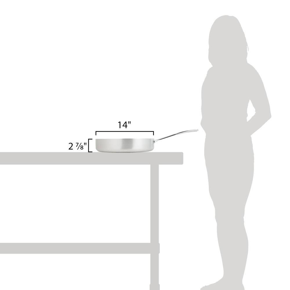 7 1/2 Quart Aluminum Saute Pan V7496
