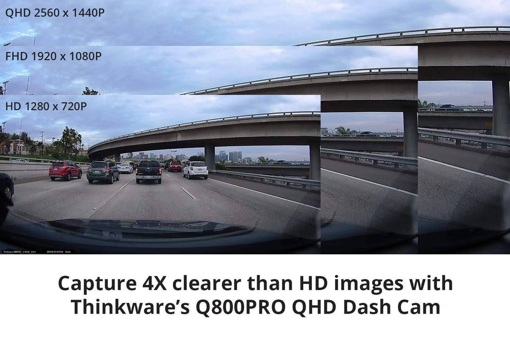 2K QHD Dash Cam and Rear View Camera Bundle N115