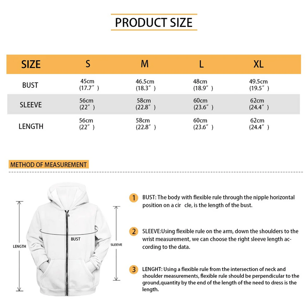 Milk Cow Print Zip Up Hoodies Sweatshirt L463