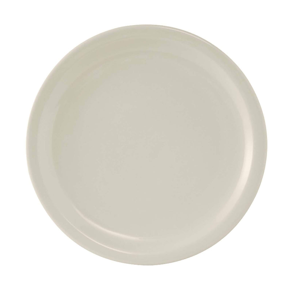 24/Case Eggshell Narrow Rim China Plate E42328