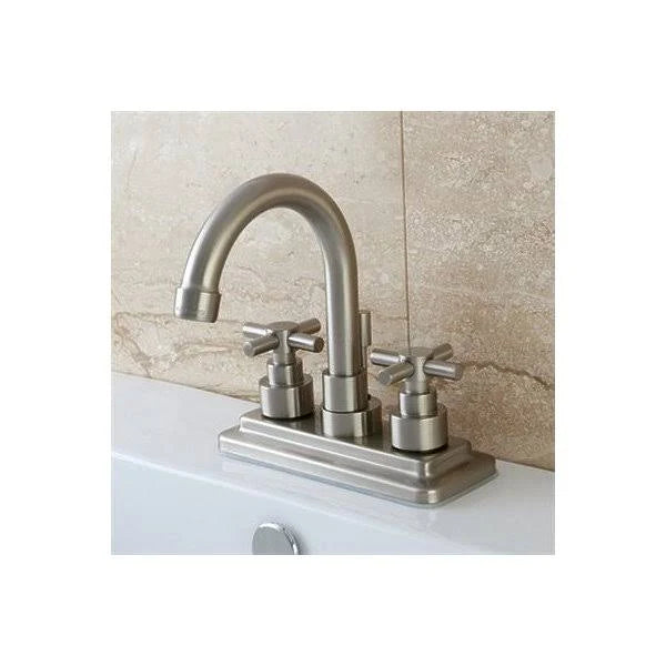 Polished Chrome Centerset Lavatory Faucet with Pop-Up M703