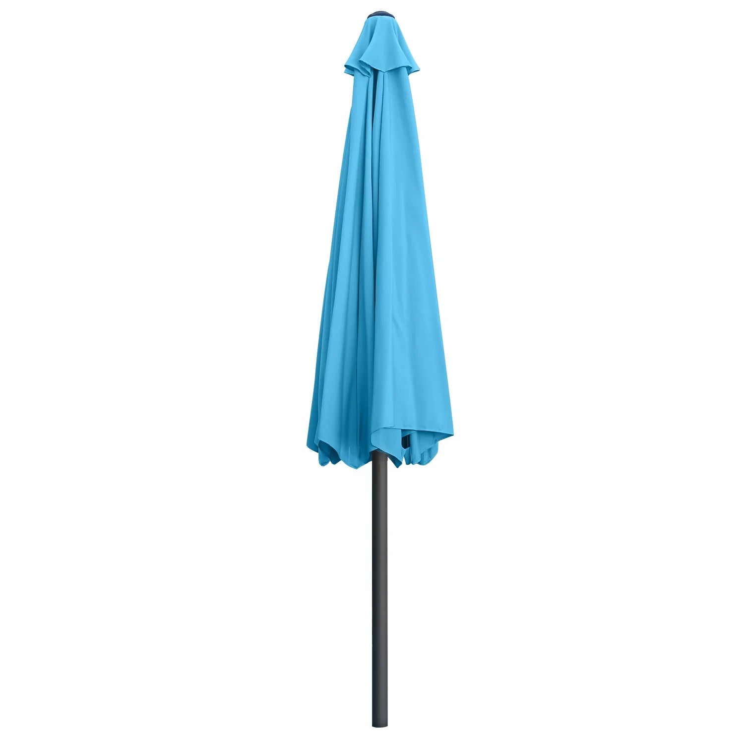 Turquoise 9FT Patio Umbrella with Push Button Tilt Z957898