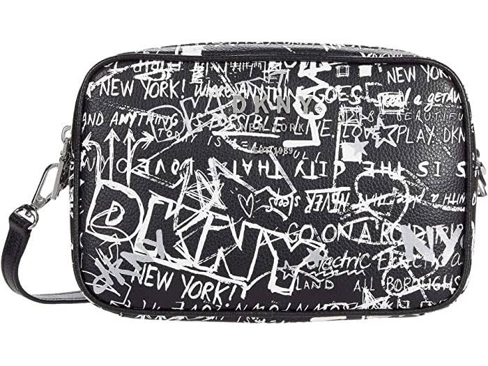 Black White Silver Crossbody Camera Bag K30729