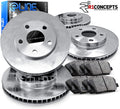 R1 Concepts eLine Replacement Brake Rotors Kit & Semi-Met Brake Pads I9987