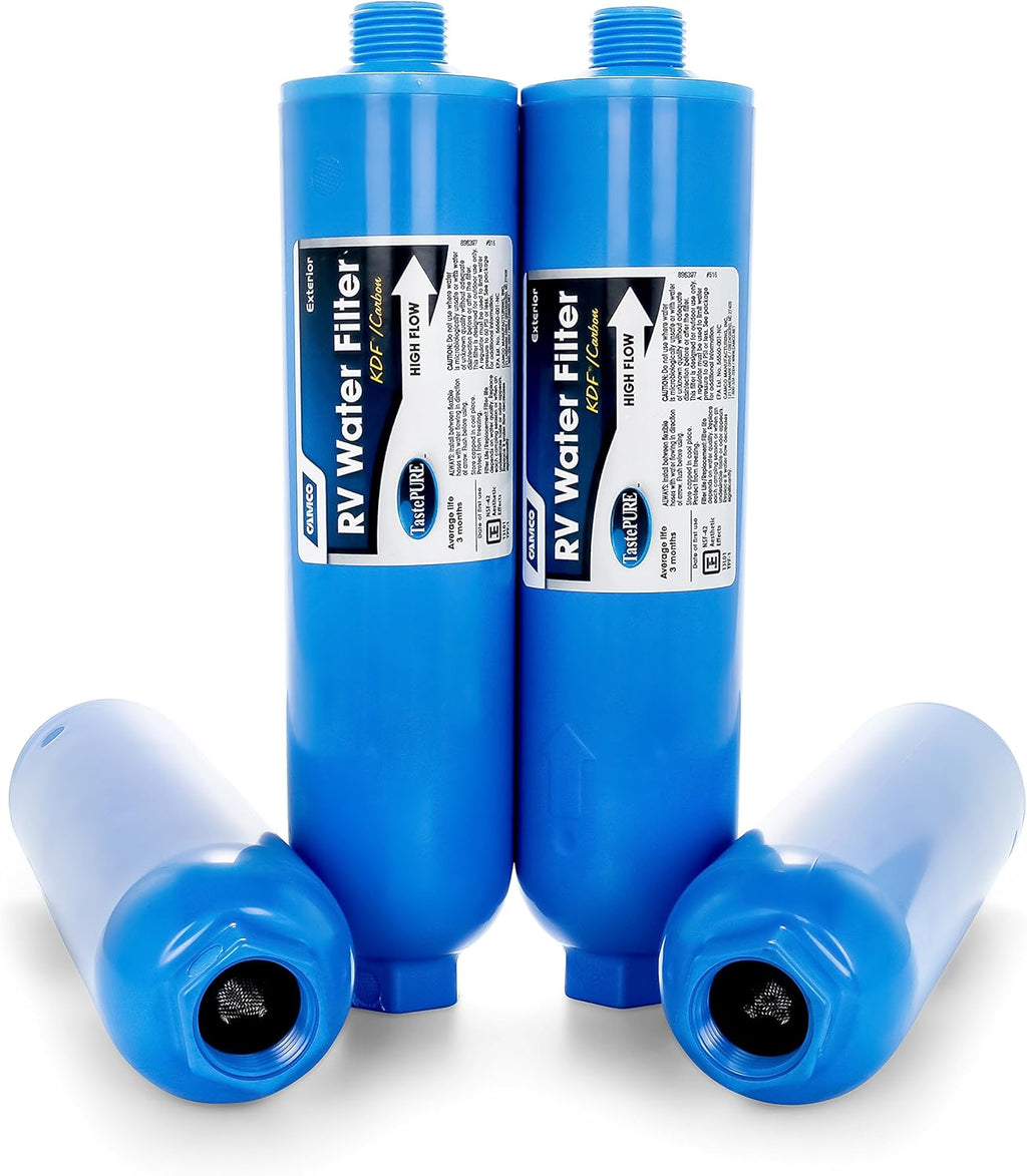 4-Pack Inline RV Water Filter A89002