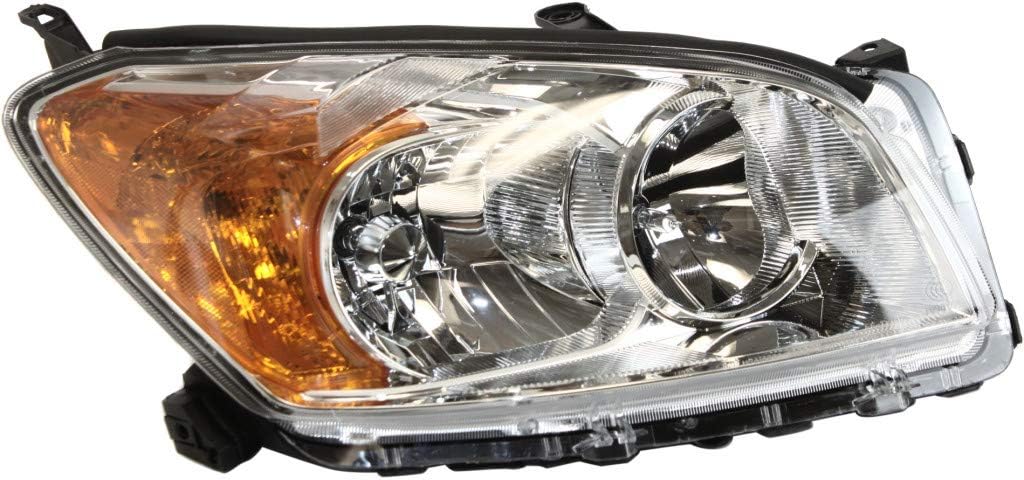 2009 2012 Toyota RAV4 Headlight Assembly Passenger Side with Bulbs S833