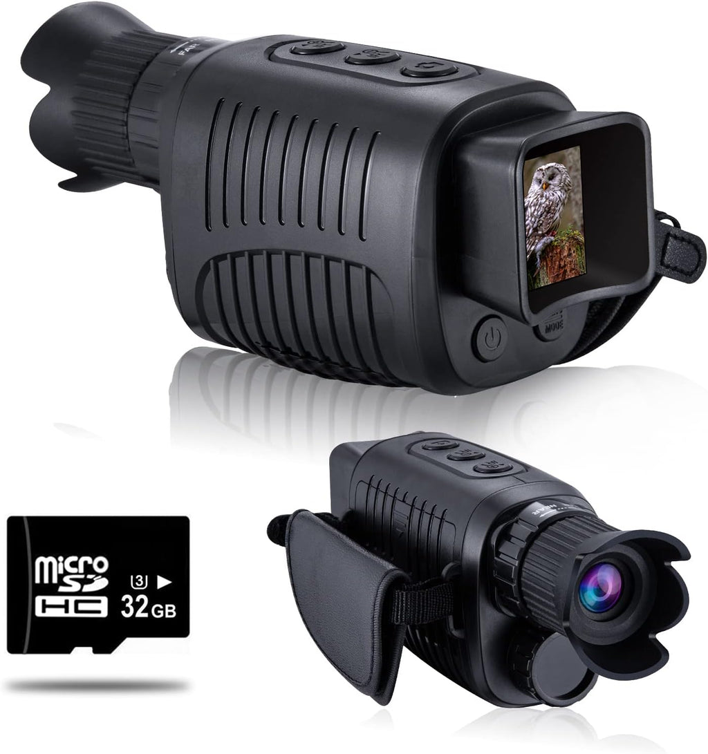 Digital Night Vision Monocular with 32 GB Micro SD Card Z1846