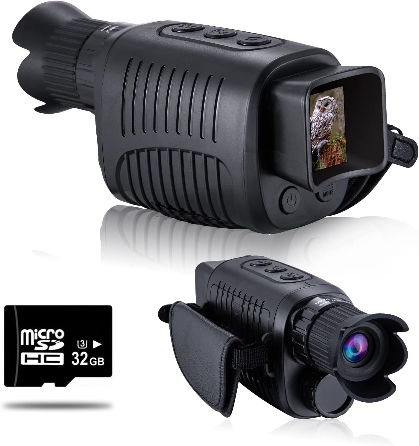 Digital Night Vision Monocular with 32 GB Micro SD Card Z1846
