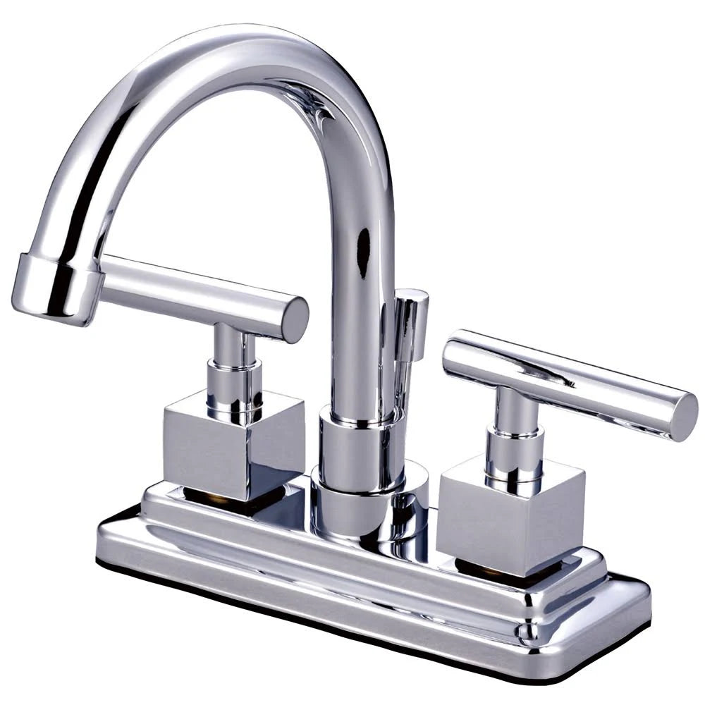 Polished Chrome Centerset Lavatory Faucet with Pop-Up M703