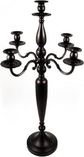 5 Arms Gold Taper Candle Holder, 28.54 Inch Tall, Pack of 2 G2275