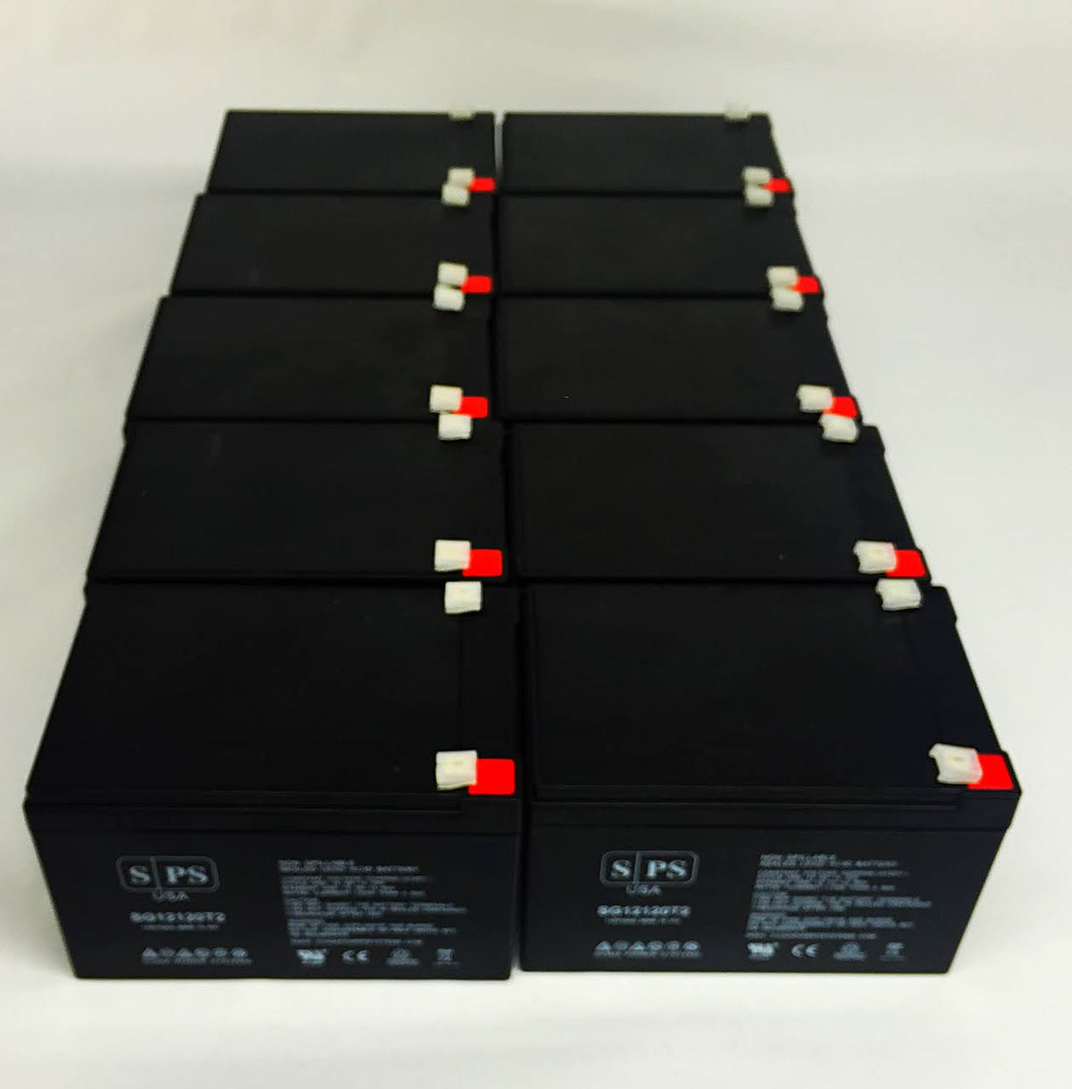 12V 12Ah Replacement Battery 10 Pack V656938