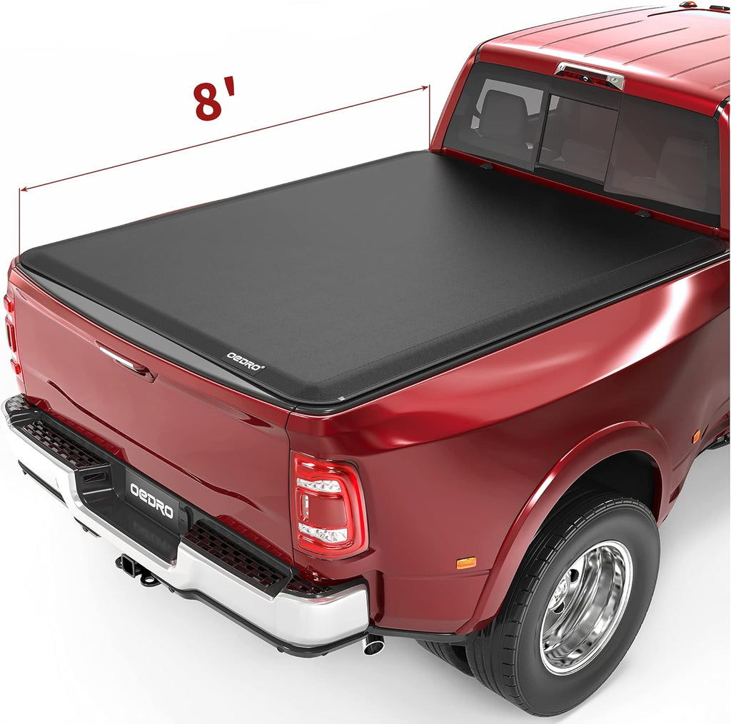 Soft Tri-Fold Truck Bed Tonneau Cover for 2009-2022 Dodge Ram 1500, 5.6 Ft Bed D277