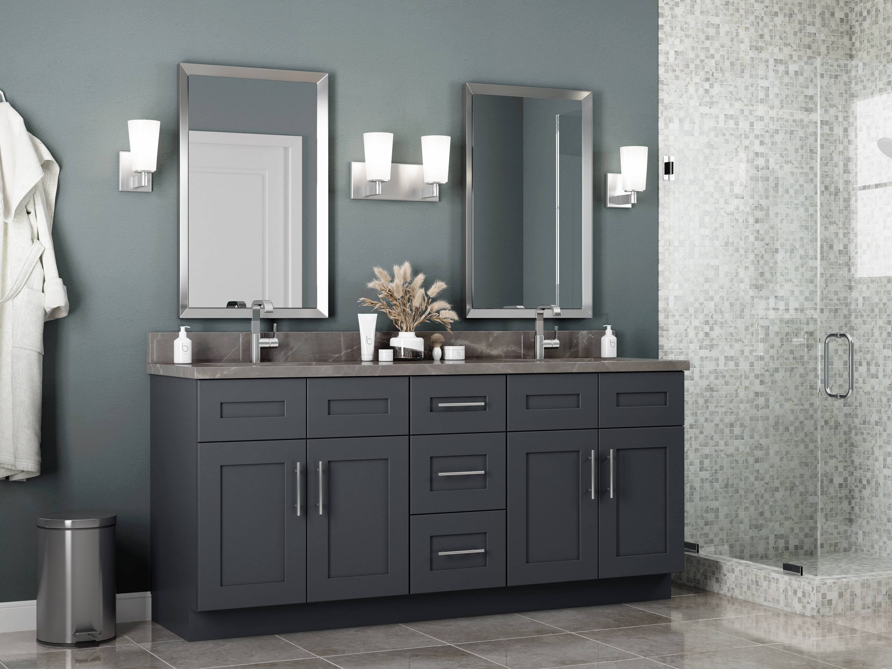 Onyx Painted Pine Door Base Cabinet B737932