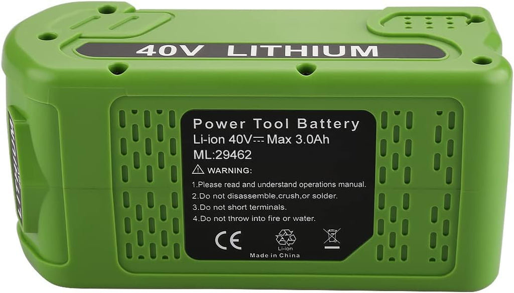 40V 3.0Ah Replacement Lithium Battery Pack of 2 G89931