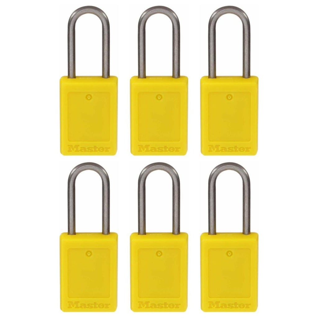 Yellow Lockout Padlock, PK6 F1975