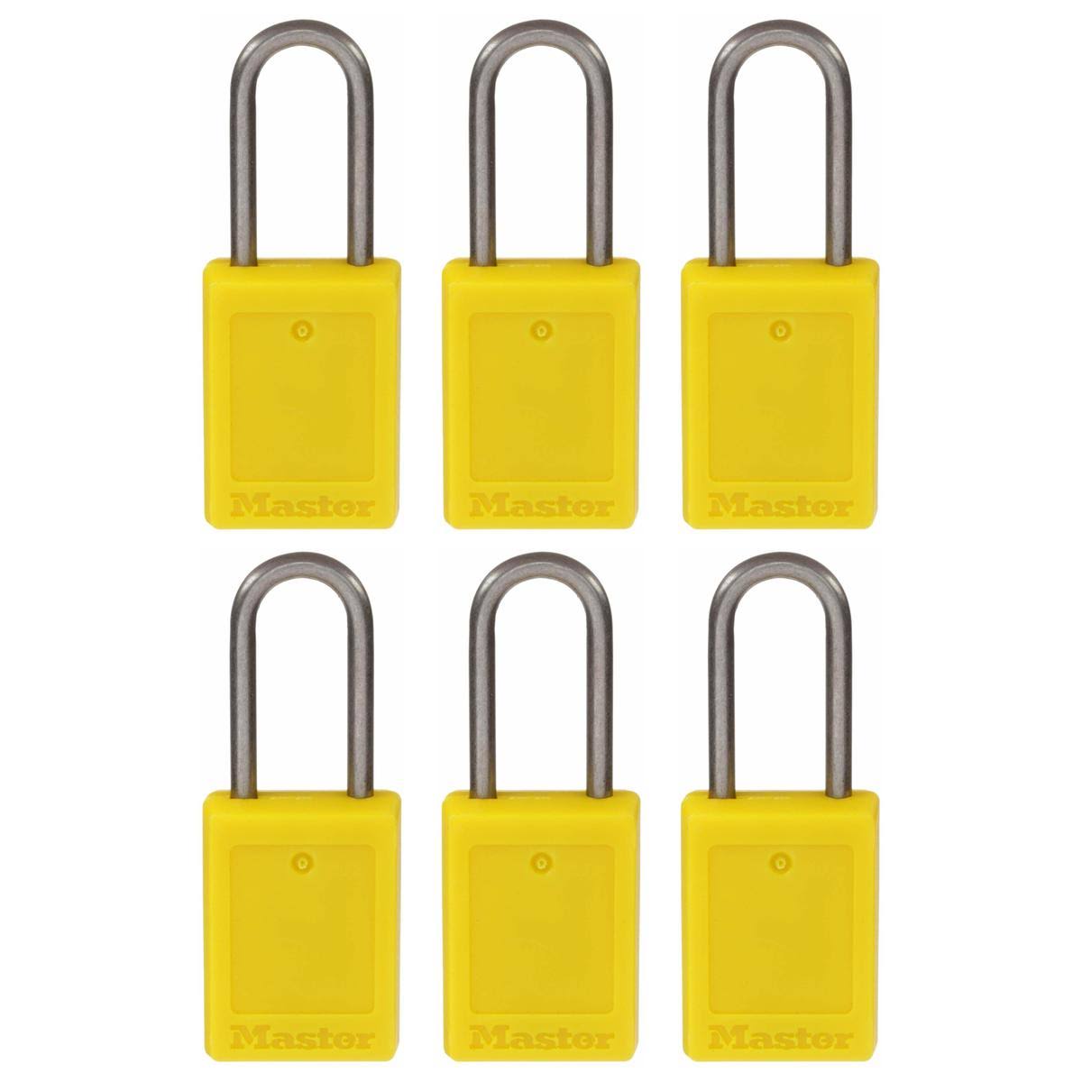 Yellow Lockout Padlock, PK6 F1975