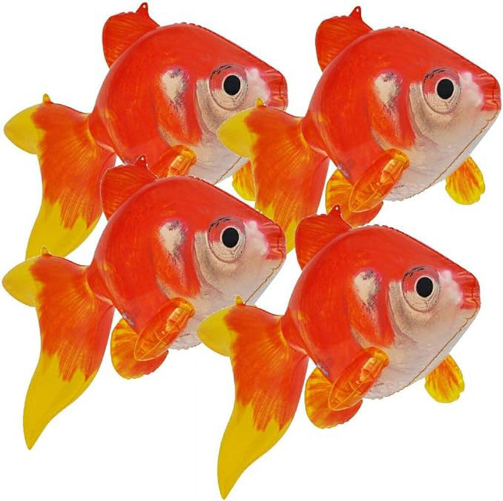 Gold Fish Inflatable 20 inch Pack of 4 K474943